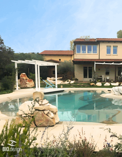 Pooldesign in Haag Pool with background